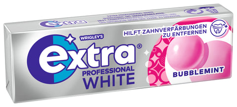EXTRA PROFESSIONAL White Bubblemint 30x10 Kaugummi Dragees 420g