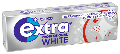EXTRA PROFESSIONAL White 30x10 Kaugummi Dragees 420g
