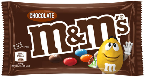 m&m's Chocolate Display 24 Tütchen je 45g (1,08 Kg)