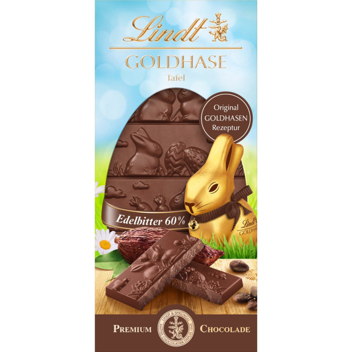 Lindt & Sprüngli Goldhase Edelbitter Tafelschokolade 115g