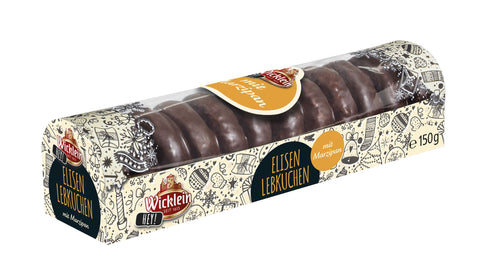 Wicklein Hey Mini Elisen-Lebkuchen mit Marzipan 150g