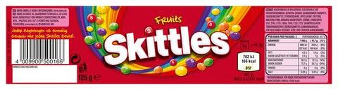 Skittles fruits Kaubonons 6 x 125g (750g)