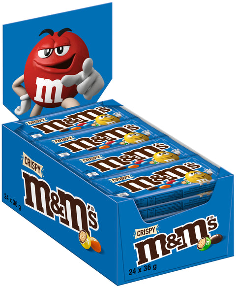 m&m's Crispy Display 24 Tütchen je 36g (864 g)