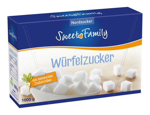 Sweet Family Nordzucker Würfelzucker 1000g Packung