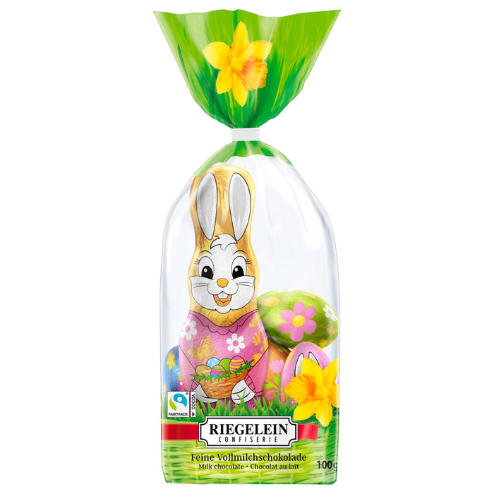 Riegelein Ostereier & Osterhase Hohlkörper aus Vollmilchschokolade 300g