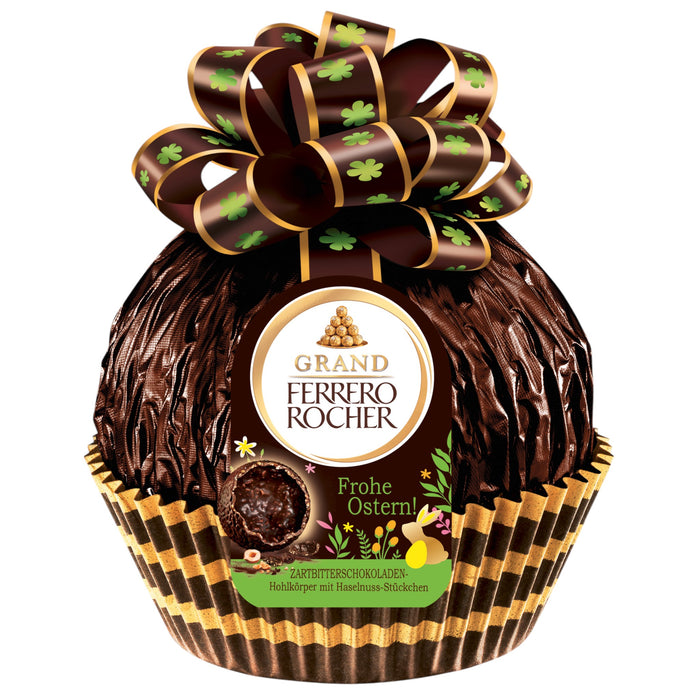 Grand Ferrero Rocher Ostern Zartbitter mit Haselnuss Hohlkörper 125g