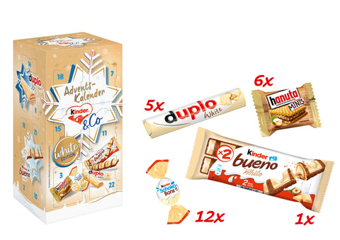 Ferrero kinder & Co. Adventskalender White 263g