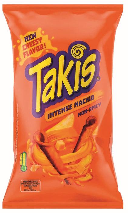 Takis Intense Nacho Non-Spicy New Cheesy Geschmack 100g