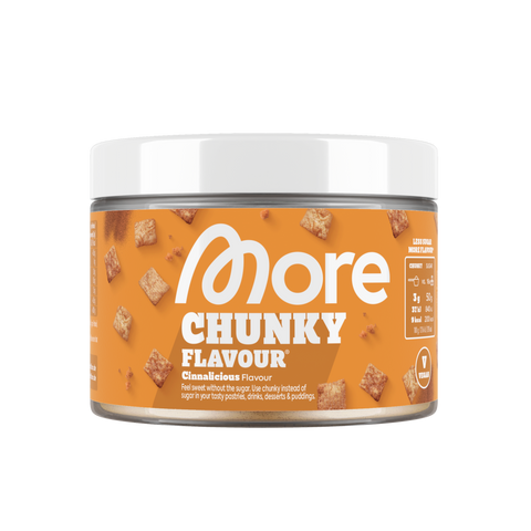 More Nutrition Chunky Flavour Vegan Cinnalicious Geschmack 90g