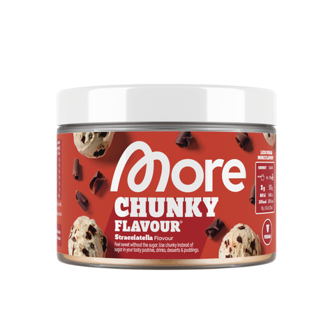 More Nutrition Chunky Flavour Vegan Stracciatella Geschmack 90g