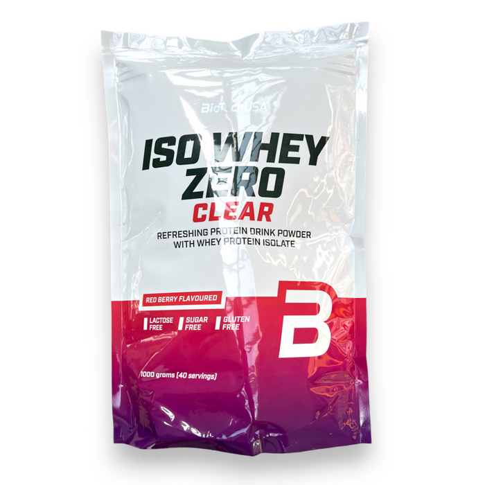 BioTechUSA Iso Whey Zero Clear Red Berry Geschmack 1Kg