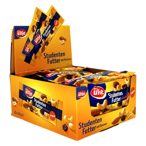 Ültje Studentenfutter mit Rosinen Original (20x 50g)