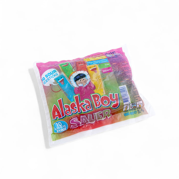 Alaska Boy Sauer Wassereis | Stangeneis Vegan 10 x 50ml