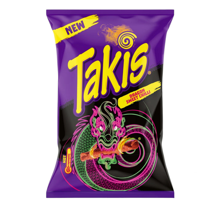 Takis Dragon Sweet Chili mit süßem Chili Geschmack 100g