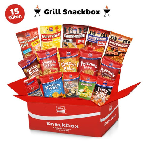 Die XOX Grill-Snackbox! Perfekt für jede Grillparty