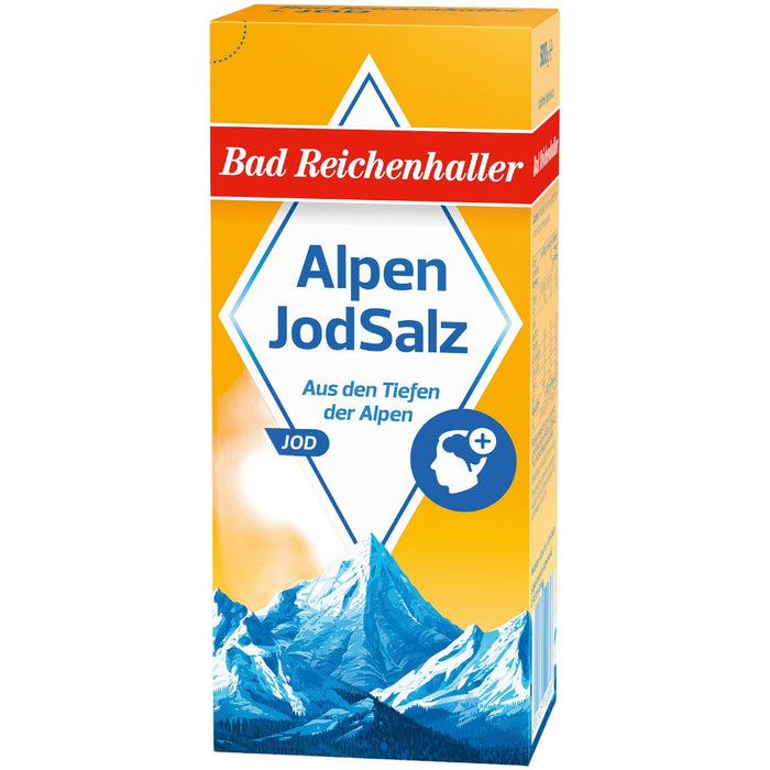 Bad Reichenhaller Alpen Jodsalz Jodiertes Speisesalz 500g
