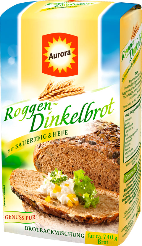 Aurora Roggen-Dinkelbrot Backmischung 500g