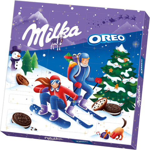 Milka Oreo Schokolade Adventskalender 284g | 2024