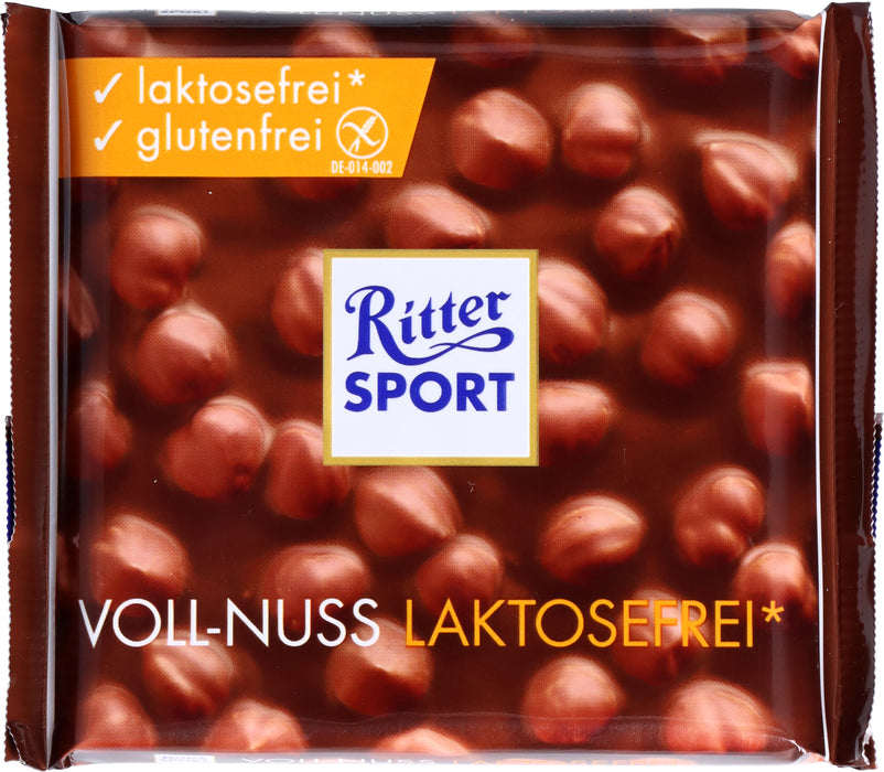 Ritter Sport Tafel Voll-Nuss Laktosefrei* 100 g