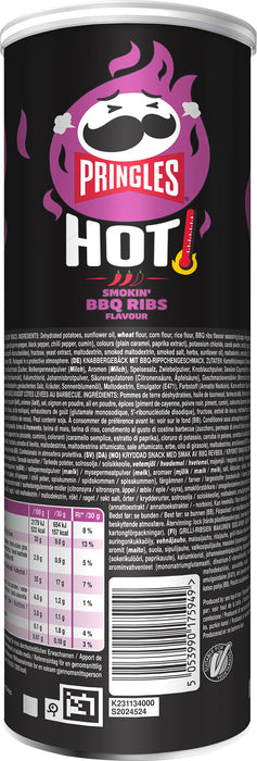 Pringles Smokin BBQ Ribs 160g Dose