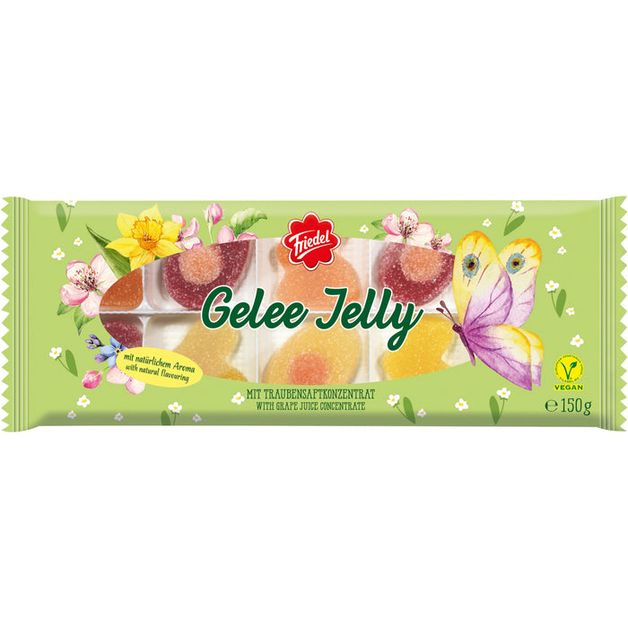 Friedel Gelee jelly Traubensaftkonzentrat Vegan 150g