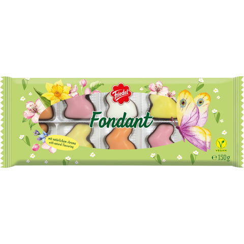 Friedel Fondant mit Zartbitterschokolade Vegan 150g