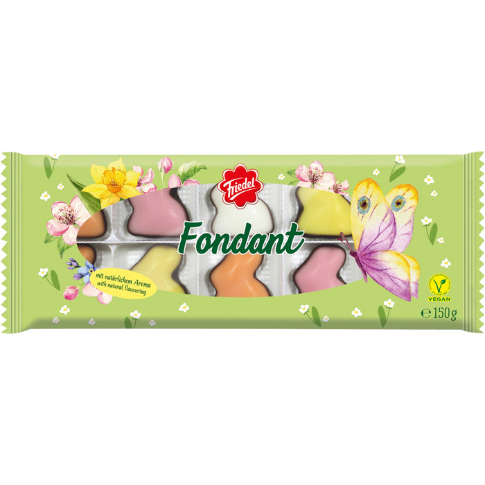 Friedel Fondant mit Zartbitterschokolade Vegan 150g