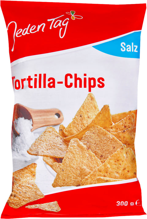 Jeden Tag Tortilla Chips mit Salzgeschmack 300g