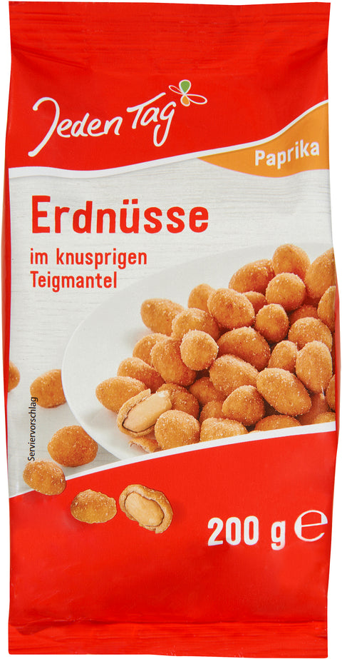 Jeden Tag Erdnüsse im knusprigen Teigmantel Paprika 200g