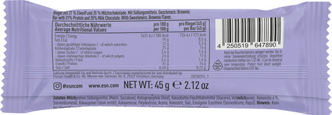 ESN Designer Bar Fudge Brownie 12 Riegel a 45g (540g)