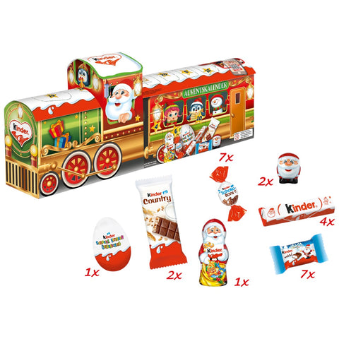 kinder Mix Adventskalender 3D-Zug 226g