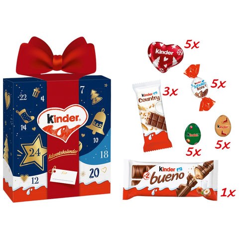 Ferrero kinder & Co. Giftbox Adventskalender 214g
