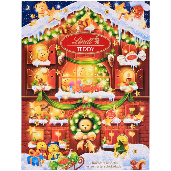 Lindt & Sprüngli Kleiner Teddy Adventskalender 128g 2024