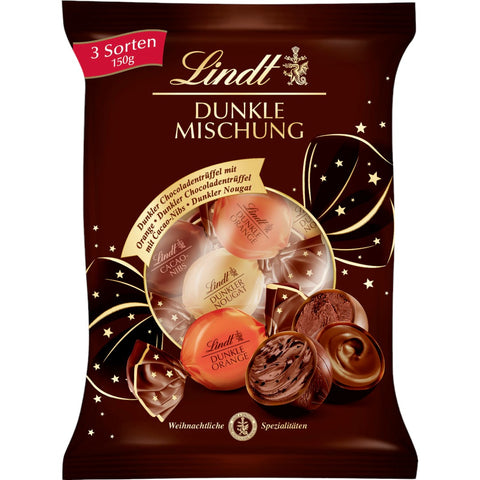 Lindt & Sprüngli Dunkle Mischung 3 Sorten 150g