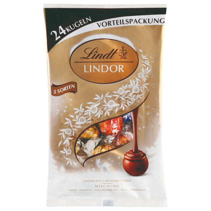 Lindt & Sprüngli Lindor 5 Sorten Mischbeutel 300g