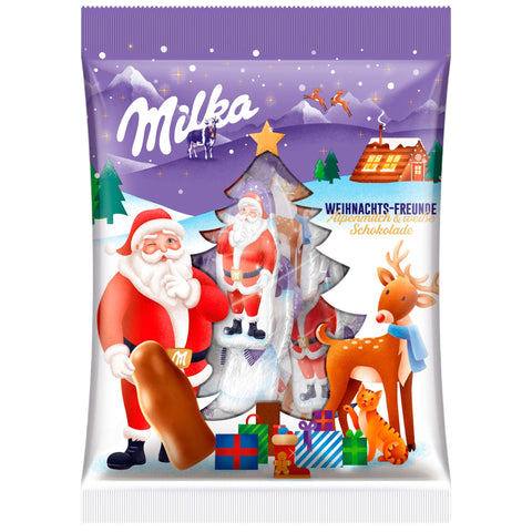 Milka Weihnachtsmänner Weihnachtsfreude 120g