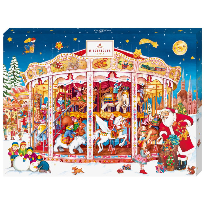 Niederegger Adventskalender Frohe Weihnachten aus Marzipan 500g