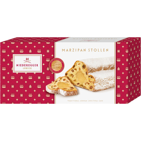 Niederegger Christstollen Marzipan Stollen mit Mandeln 500g