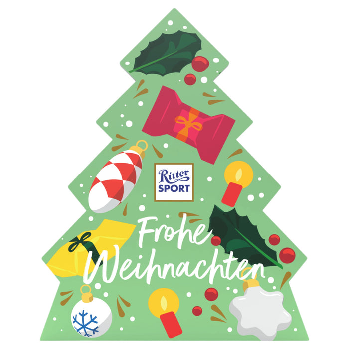 Ritter Sport Geschenkbox Tannenbaum 115g | 15 Stück