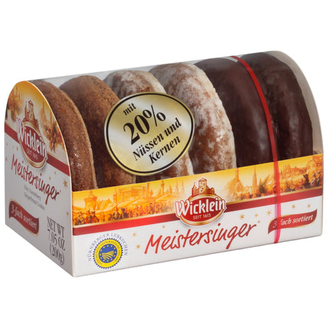 Wicklein Meistersinger 3-fach Sortiert Oblaten lebkuchen 200g