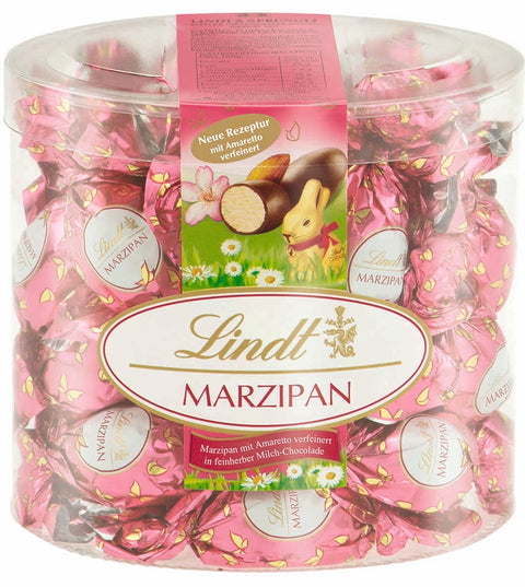 Lindt & Sprüngli Marzipan-Eier mit Amaretto in Dose 25 Stück | 425g