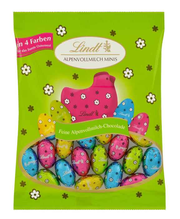 Lindt & Sprüngli Bunte Mini Eier Alpenvollmilch Minis 180g