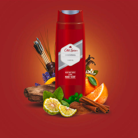 Old Spice Original Shower Gel - Long Lasting Scent 250ml