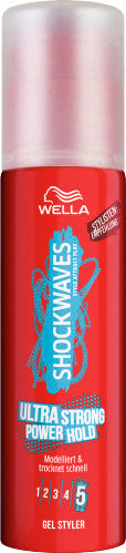 Wella Shock Waves Ultra Strong Power Hold Gel Styler 100 ml