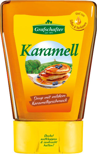 Grafschafter Karamell Sirup mit mildem Karamellgeschmack Ideal zum Süßen & Verfeinern 500g