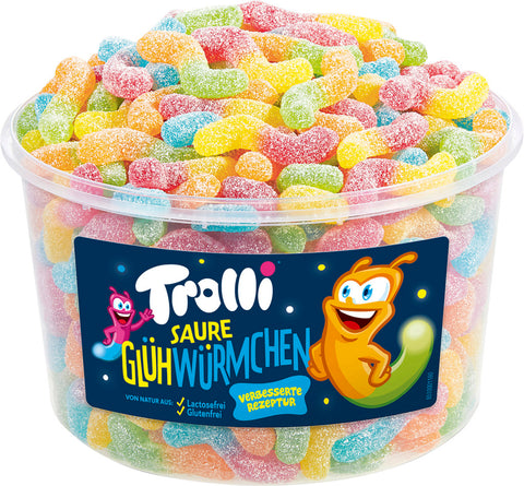 Trolli Saure Glühwürmchen Dose 1050g