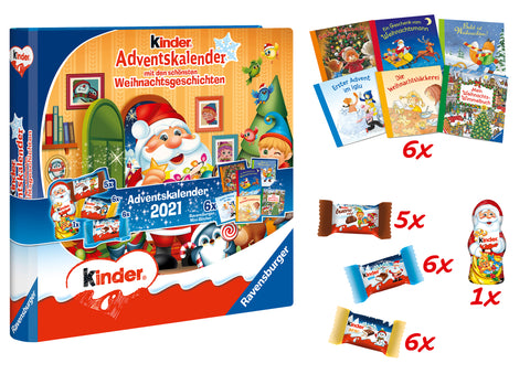Ferrero Kinder Ravensburger Adventskalender 109g, 2021