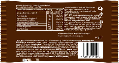 m&m's Chocolate Display 24 Tütchen je 45g (1,08 Kg)