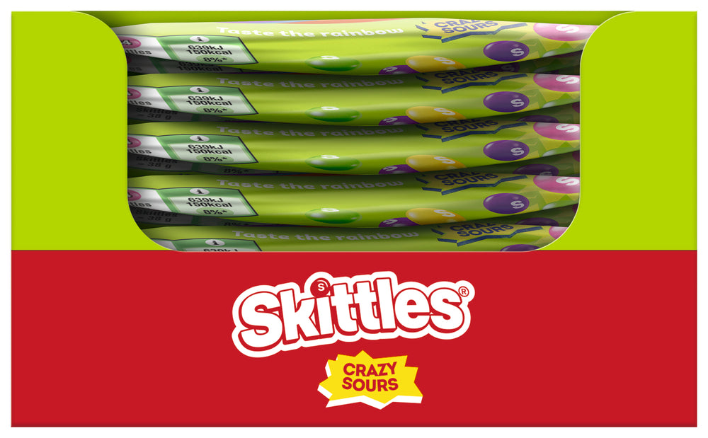 Skittles Crazy Sour Kaubonons 14 x 38g (532g)