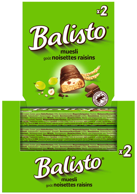Balisto muesli Riegel Doppelpack 20x 37g (740g)